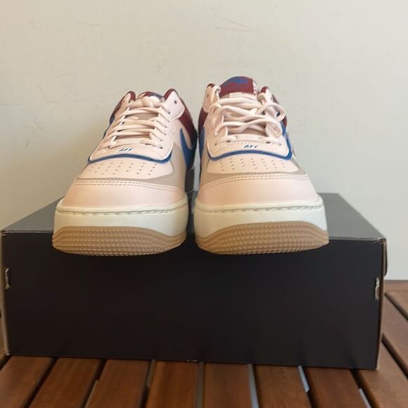 Nike Air Force 1 Shadow Light Soft Pink Team Red US Women 11/UK8.5(CI0919-601) - Picture 6 of 15